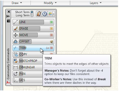 Figure 14. CommunityCommands UI.
