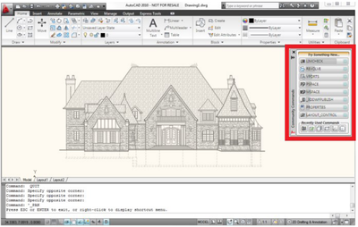 Figure 3. Recommender plug-in palette is opened in