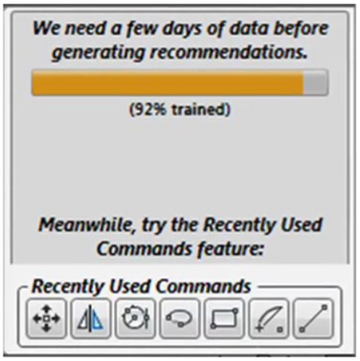 Figure 6. Recommender training phase UI