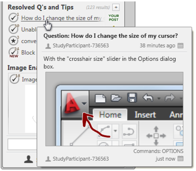 5. Tooltip interface for quick brow Nhen available, images are also disp