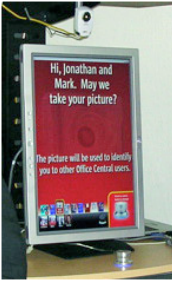 Figure 10. Picture-taking ad with camera and PowerMate.