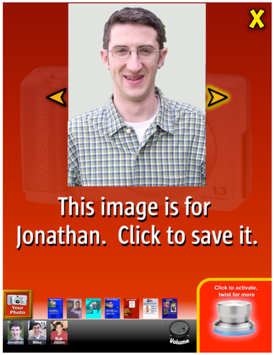 Figure 11. Using the application.