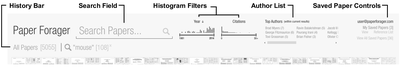 Fig. 3. [ne interface controls of Paper Forager.