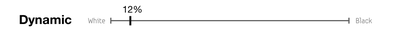 Figure 26. Dynamically labelled slider design.
