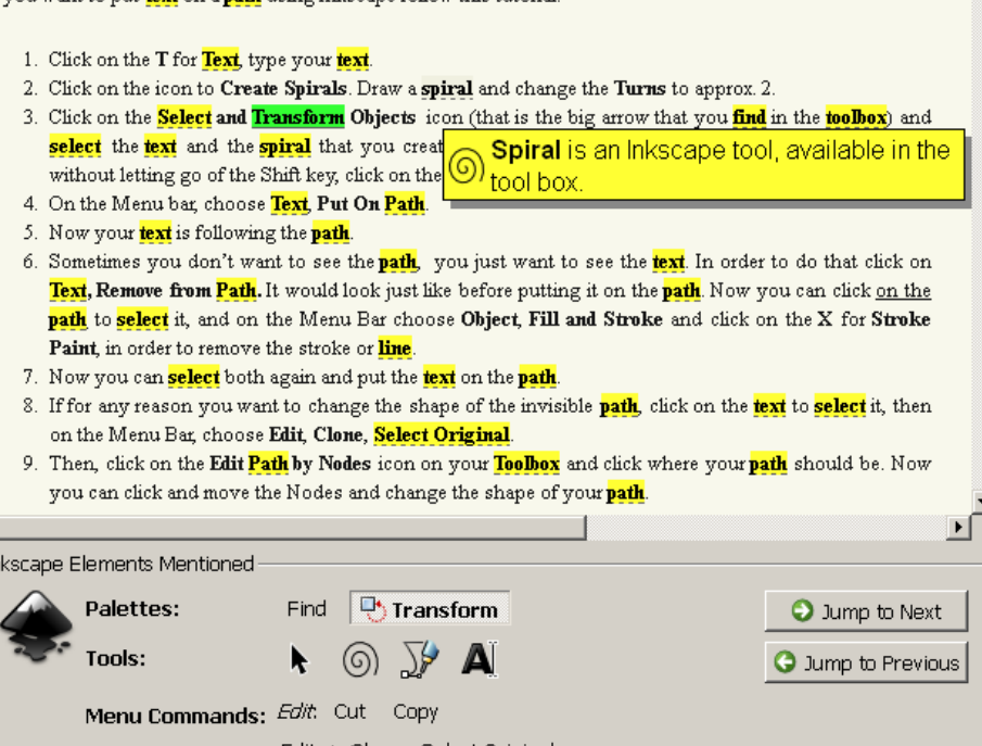 Searching for Software Learning Resources Using Application Context