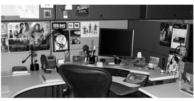 Figure 4. The workspace of a graphic designer.