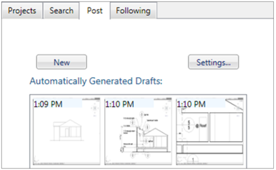 Figure 6. The Post Tab.