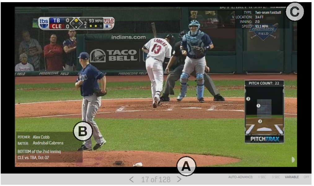 Figure 10. Video Playback section of the interface.